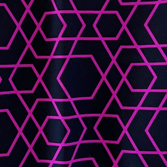 *HP!!* - J. Crew - No. 2 Pencil Skirt Italian Wool - Navy/Pink-Purple Geo - 0P - Picture 3 of 5